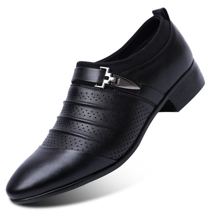 Men's Pointed Leather Formal Shoes - Wnkrs