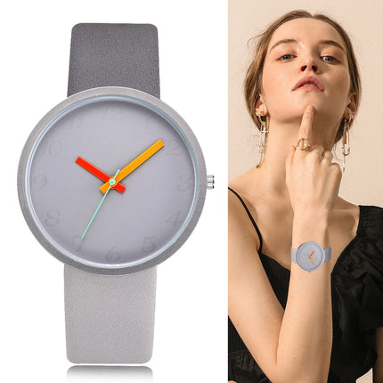 Women's Casual Minimalist Leather Wrist Watch - wnkrs