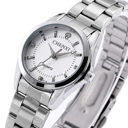 Women's Casual Round Steel Quartz Watch - wnkrs