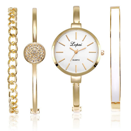 Women's Elegant Wristwatch with Thin Metal Band - wnkrs