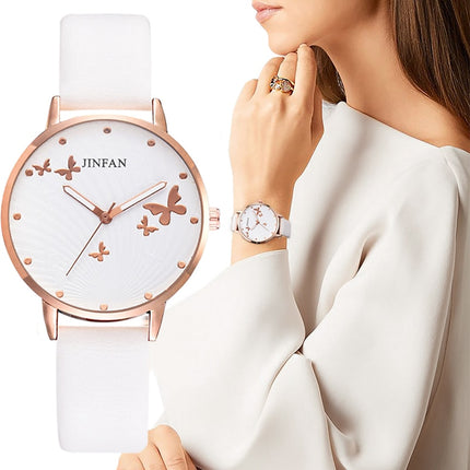 Butterfly Designed Dial Women's Quartz Watch - wnkrs