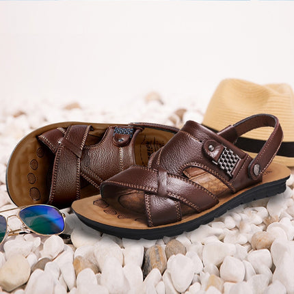 Men's Urban Leather Sandals - Wnkrs