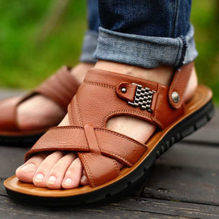 Men's Urban Leather Sandals - Wnkrs