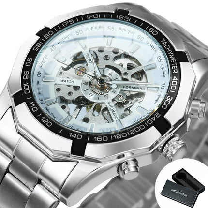 Cool Men's Skeleton Automatic Mechanical Watch - wnkrs