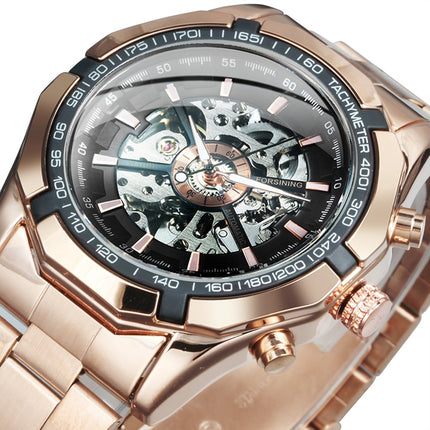 Cool Men's Skeleton Automatic Mechanical Watch - wnkrs