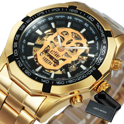 Cool Men's Skeleton Automatic Mechanical Watch - wnkrs