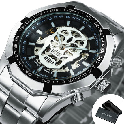 Cool Men's Skeleton Automatic Mechanical Watch - wnkrs