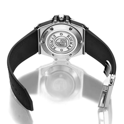 Men's Waterproof Quartz Watch with Leather Strap - wnkrs