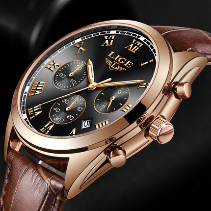 Men's Luxury Waterproof 24 Hour/Date Quartz Watch - wnkrs