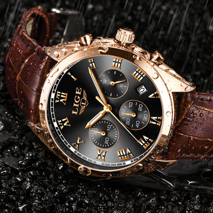 Men's Luxury Waterproof 24 Hour/Date Quartz Watch - wnkrs