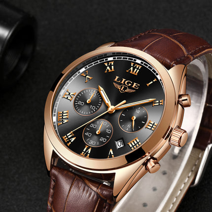 Men's Luxury Waterproof 24 Hour/Date Quartz Watch - wnkrs
