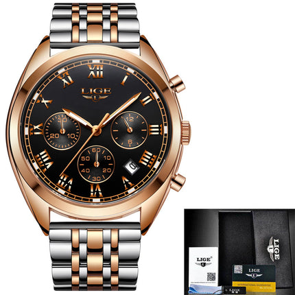 Men's Luxury Waterproof 24 Hour/Date Quartz Watch - wnkrs