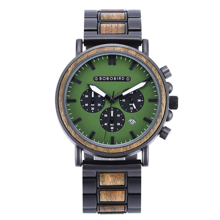 Men's Round Wooden Quartz Watch - wnkrs