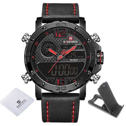 Casual Wristwatches for Men with Leather Strap - wnkrs