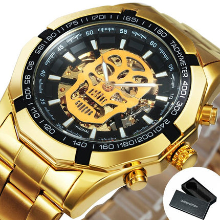 Golden Mechanic Luxury Aviator Men’s Watch - wnkrs