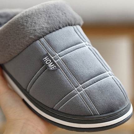 Men's Plaid Plush Slippers - Wnkrs