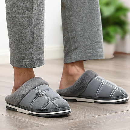 Men's Plaid Plush Slippers - Wnkrs