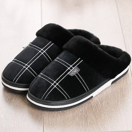 Men's Plaid Plush Slippers - Wnkrs