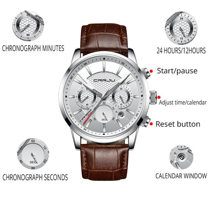 Men's Stainless Steel Luxury Watch - wnkrs