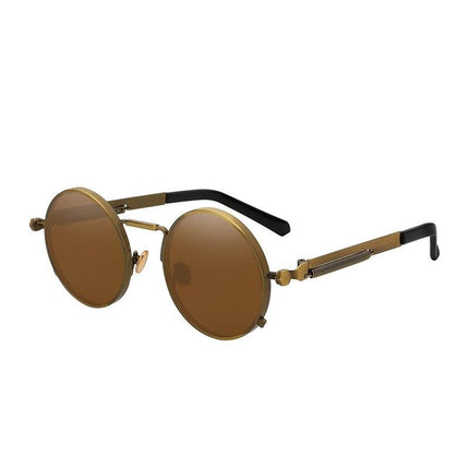 Round Shaped Retro Sunglasses - Wnkrs