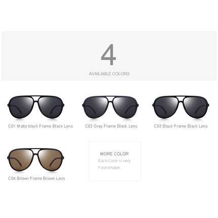 Classic Aviator Polarized Sunglasses - Wnkrs