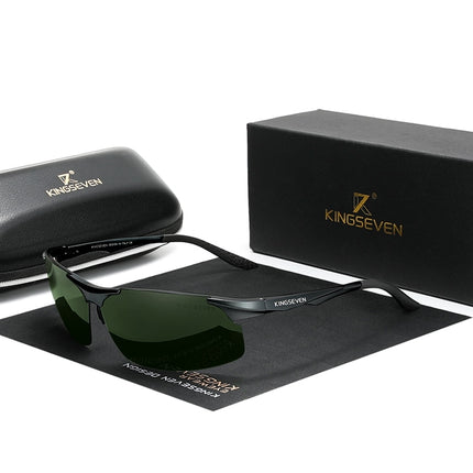Men's Polarized Aluminum Frame Sunglasses - wnkrs