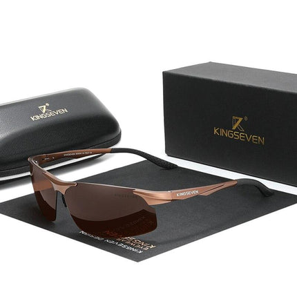 Men's Polarized Aluminum Frame Sunglasses - wnkrs