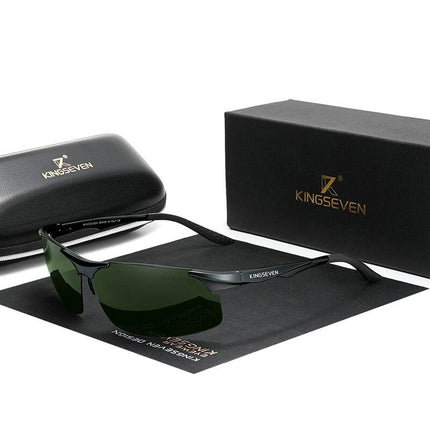 Men's Polarized Aluminum Frame Sunglasses - wnkrs