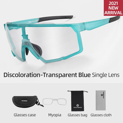 Men's UV400 Photochromic Bike Glasses - wnkrs