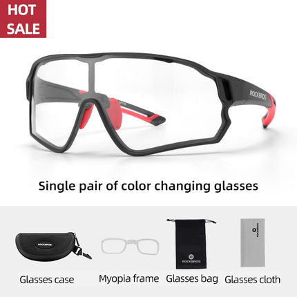 Men's UV400 Photochromic Bike Glasses - wnkrs