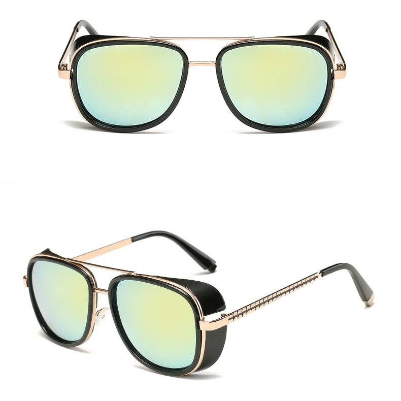 Men's Vintage Mirror Sunglasses