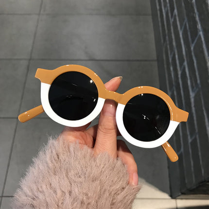 Vintage Leopard Round Sunglasses for Kids - Wnkrs