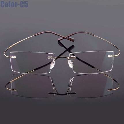 Classic Flexible Metal Eyeglasses - Wnkrs