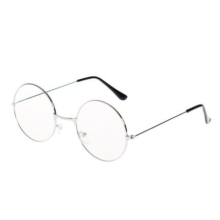 Retro Round Transparent Metal Glasses - Wnkrs