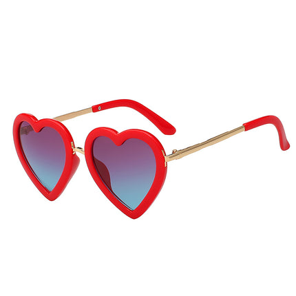 Fashion Girl`s Heart Shaped UV 400 Sunglasses - Wnkrs