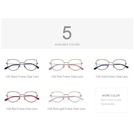 Women's Fashion Cat Eye Shaped Glasses Frames - Wnkrs