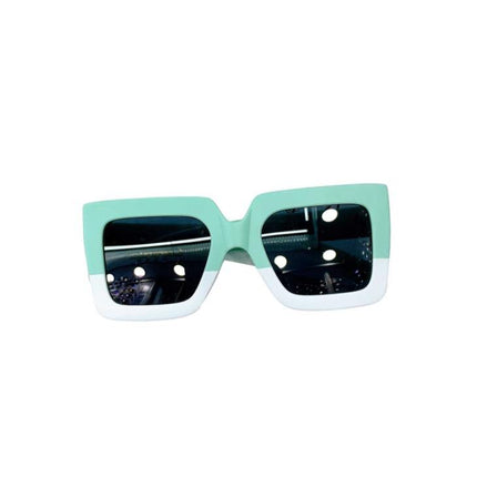 Retro Square Leopard Color-Block Sunglasses for Kids - Wnkrs