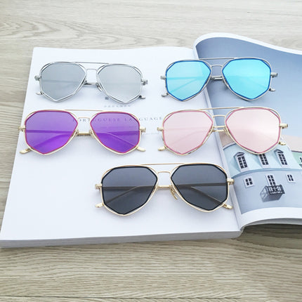 Children's Pilot Sunglasses with Metal Frame - Wnkrs