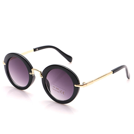 Fashion Girl`s Round Shape Sunglasses - Wnkrs