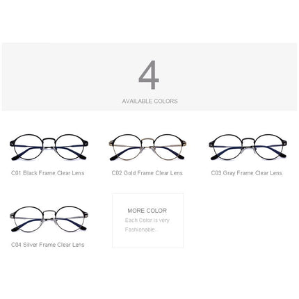 Retro Oval Optical Glasses Frames - Wnkrs