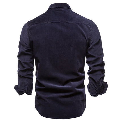 Men's Casual Velour Shirt - Wnkrs