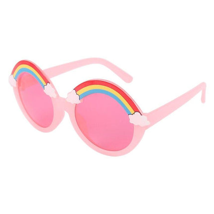 Girls Round Rainbow Sunglasses - Wnkrs