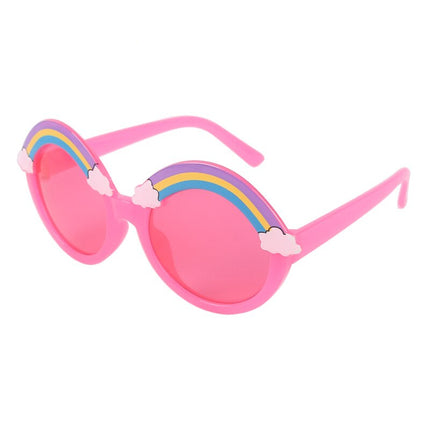 Girls Round Rainbow Sunglasses - Wnkrs