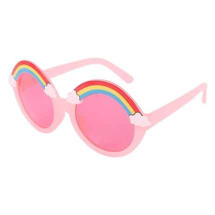 Girls Round Rainbow Sunglasses - Wnkrs