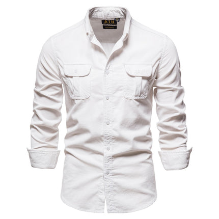 Men's Casual Velour Shirt - Wnkrs