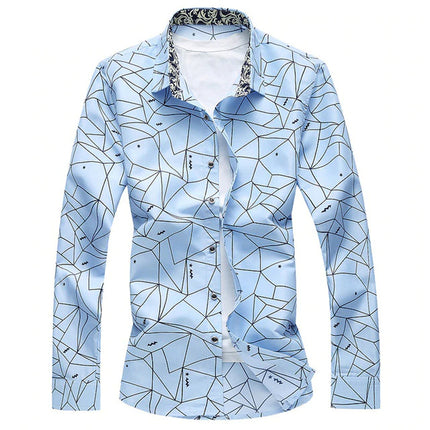 Geometric Printed Party Men's Shirt - Wnkrs