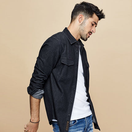 Men's Cotton Denim Shirt - Wnkrs
