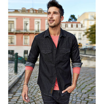 Men's Cotton Denim Shirt - Wnkrs