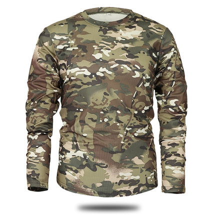 Men's Long Sleeve Camouflage Top - Wnkrs