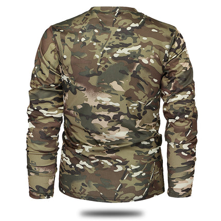 Men's Long Sleeve Camouflage Top - Wnkrs